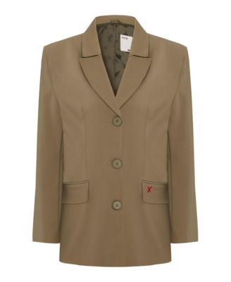 Women's Cotton Blend Classic Blazer
