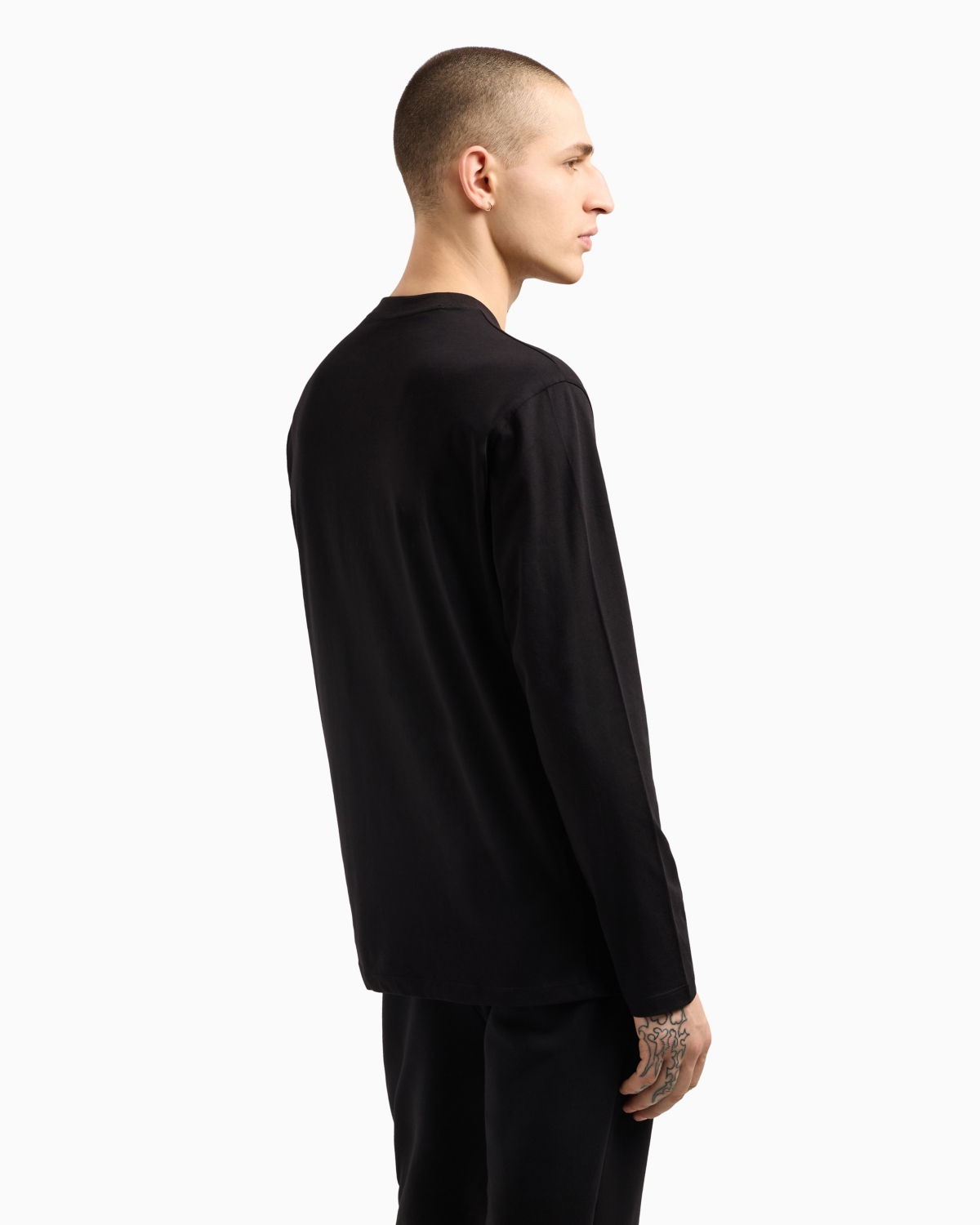 A|X Armani Exchange Men's Cotton Graphic Long-Sleeve T-Shirt