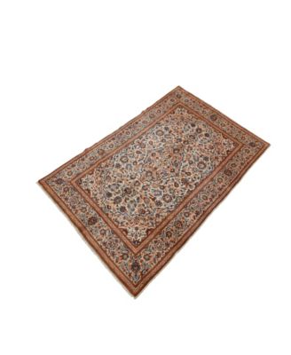 Persian Kashan 6' 6" x 10' 5" Area Rug