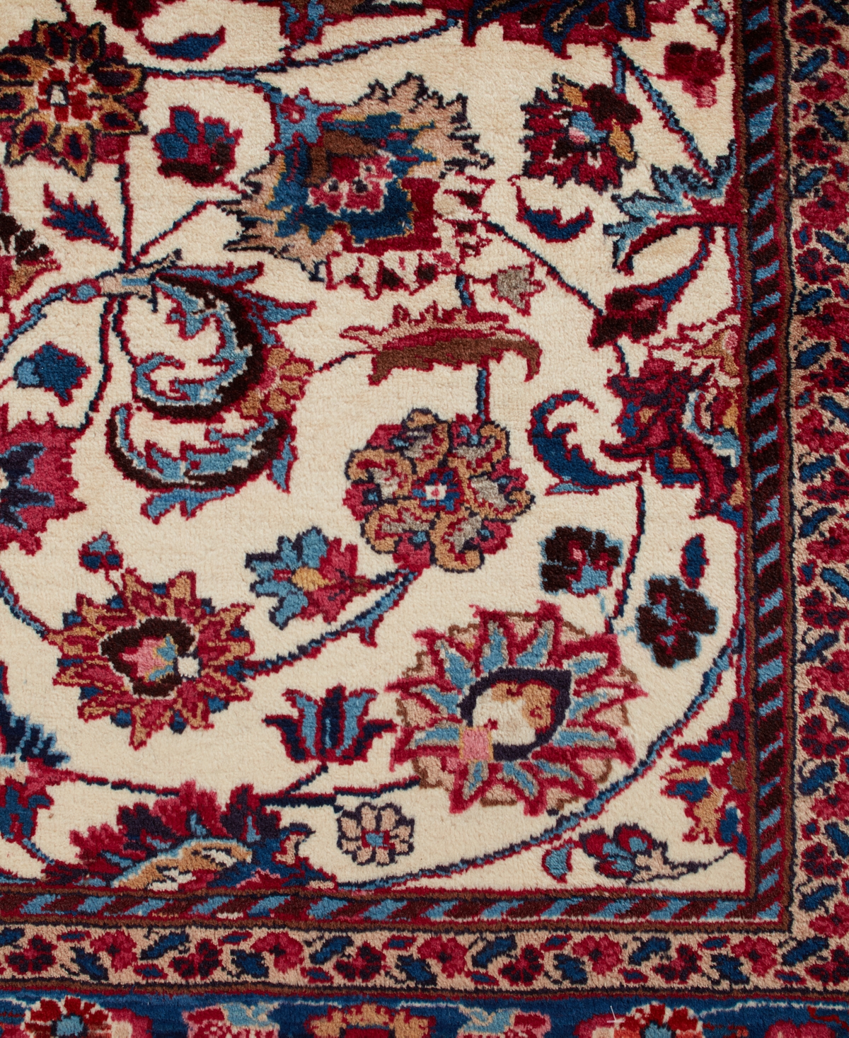 Adorn Hand Woven Rugs Persian Mashad 7' 8" x 11' 0" Area Rug
