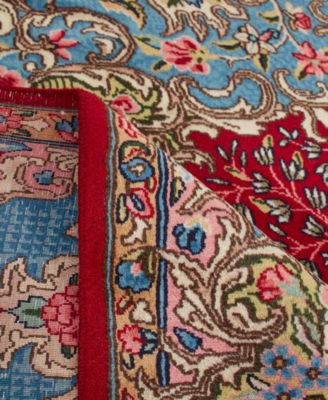 Persian Lavar Kerman 7' 10" x 11' 2" Area Rug