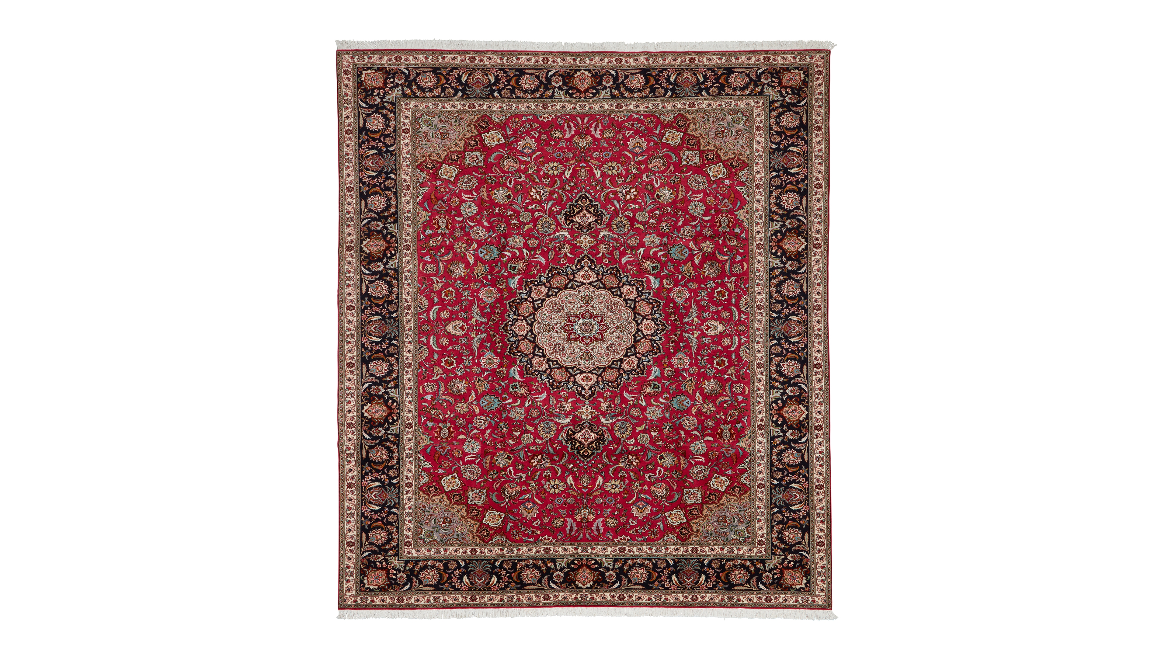 Adorn Hand Woven Rugs Persian Tabriz 8' 2" x 11' 5" Area Rug