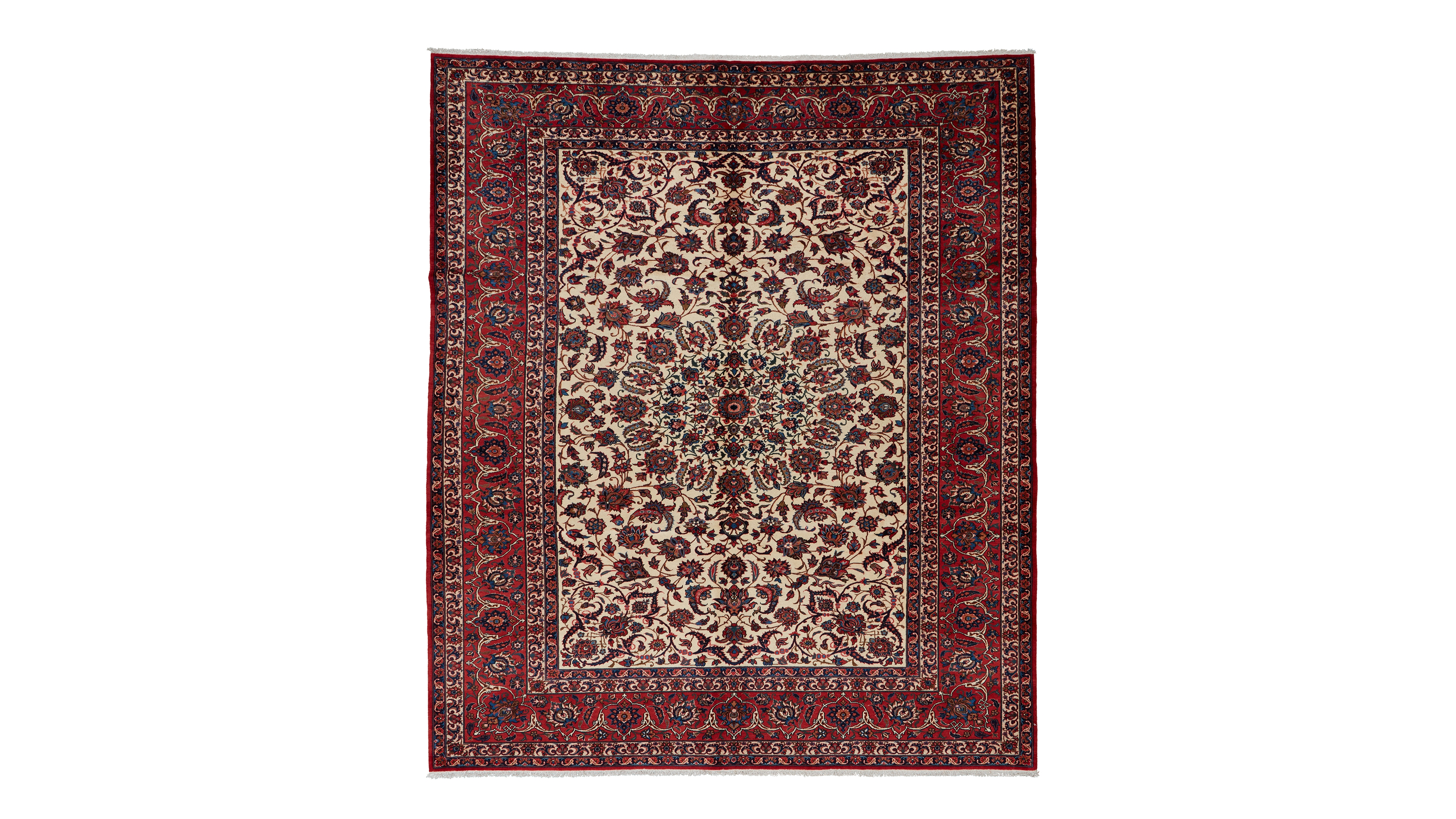 Adorn Hand Woven Rugs Persian Isfahan 8' 0" x 11' 5" Area Rug