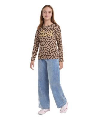 Girls' 7-16 High-Rise Baggy Jeans