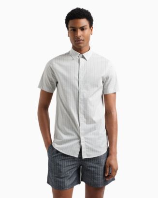 A|X Armani Exchange Men's AX Logo Shirt - Macy's
