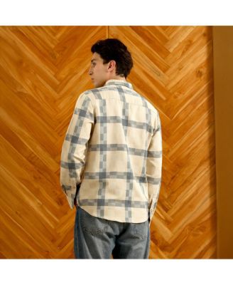 Men's Checkered Cotton Blend Full Sleeve Shirt