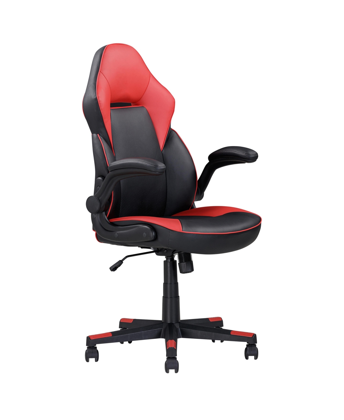 Flynama Dj-1P213323 Black/Red Stylish Setup Enhancer – Medium Size, 2 Pc Set, Durable Plastic, Anti-Slip Design, Desk Organizer