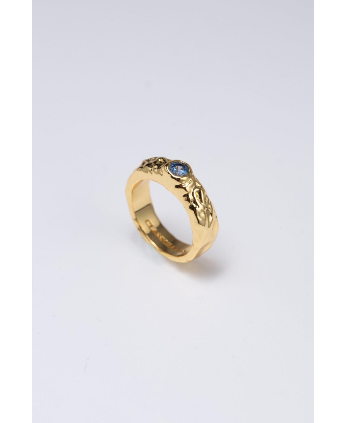 Classicharms Sylvie Cubic Zirconia Molten Stackable Ring