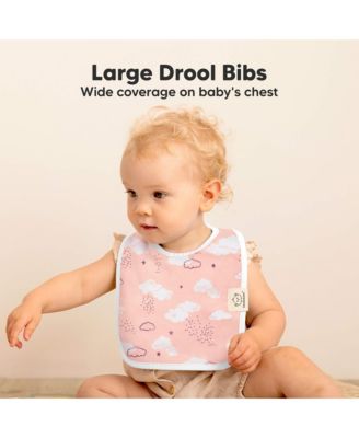 8-Pack Coast Baby Bibs for Boy, Girl, Drool Bibs, Baby Bib for Girls, Boys