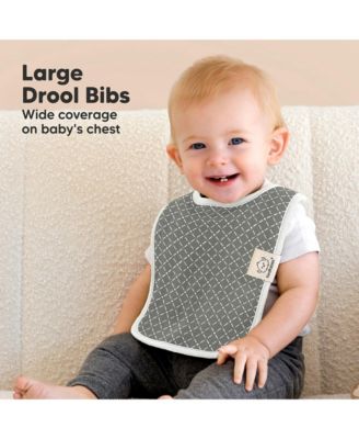 8-Pack Coast Baby Bibs for Boy, Girl, Drool Bibs, Baby Bib for Girls, Boys