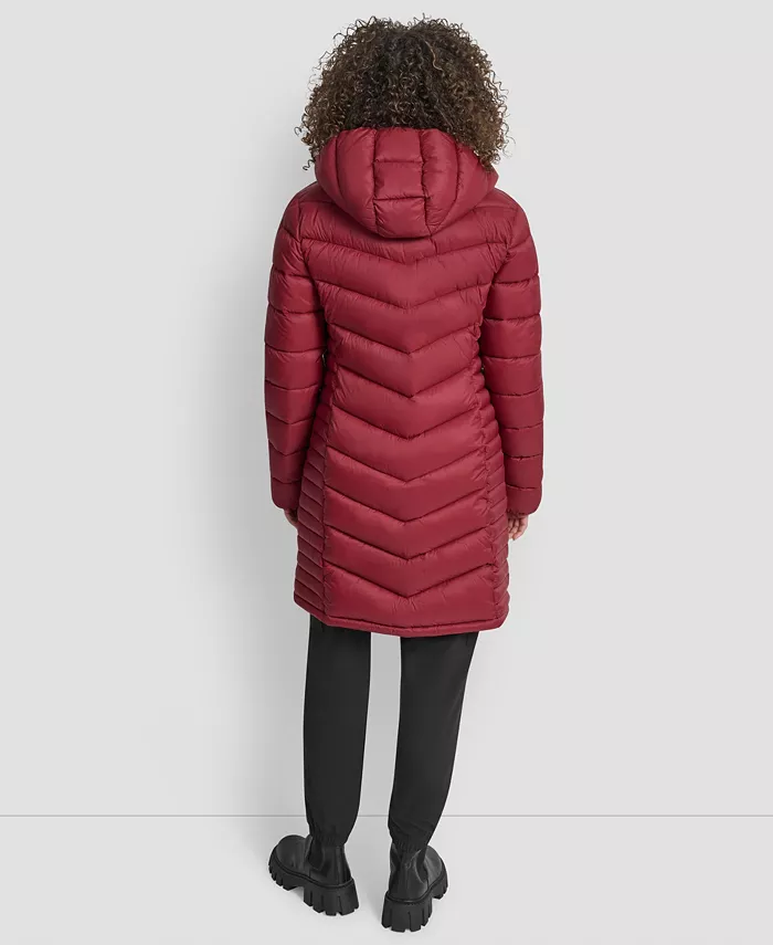 Women's Zip-Front Long Coat - thumbnail 5