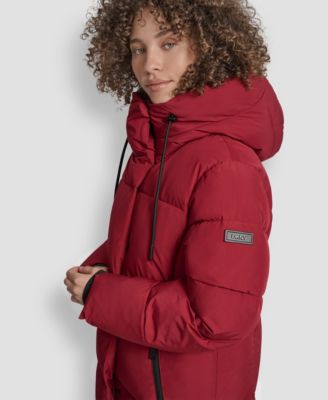 Women's Zip-Front Stand Collar Coat