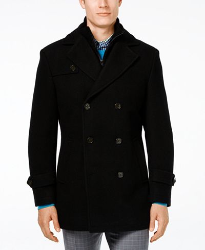 lauren peacoat ralph wool double breasted labrada blend macys coats macy coat