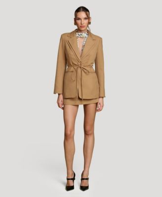 Women's Cutaway Spread Collar Blazer