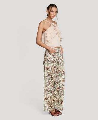 Women's Mid-Rise Belted Jeans