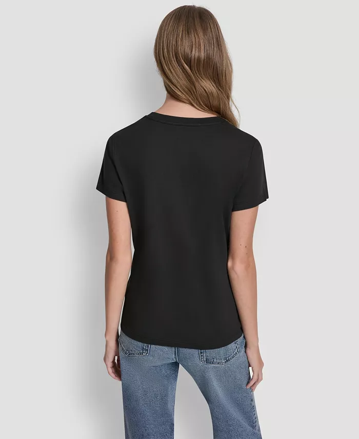 Women's Stacked Eyelet Logo Crewneck T-Shirt - thumbnail 5