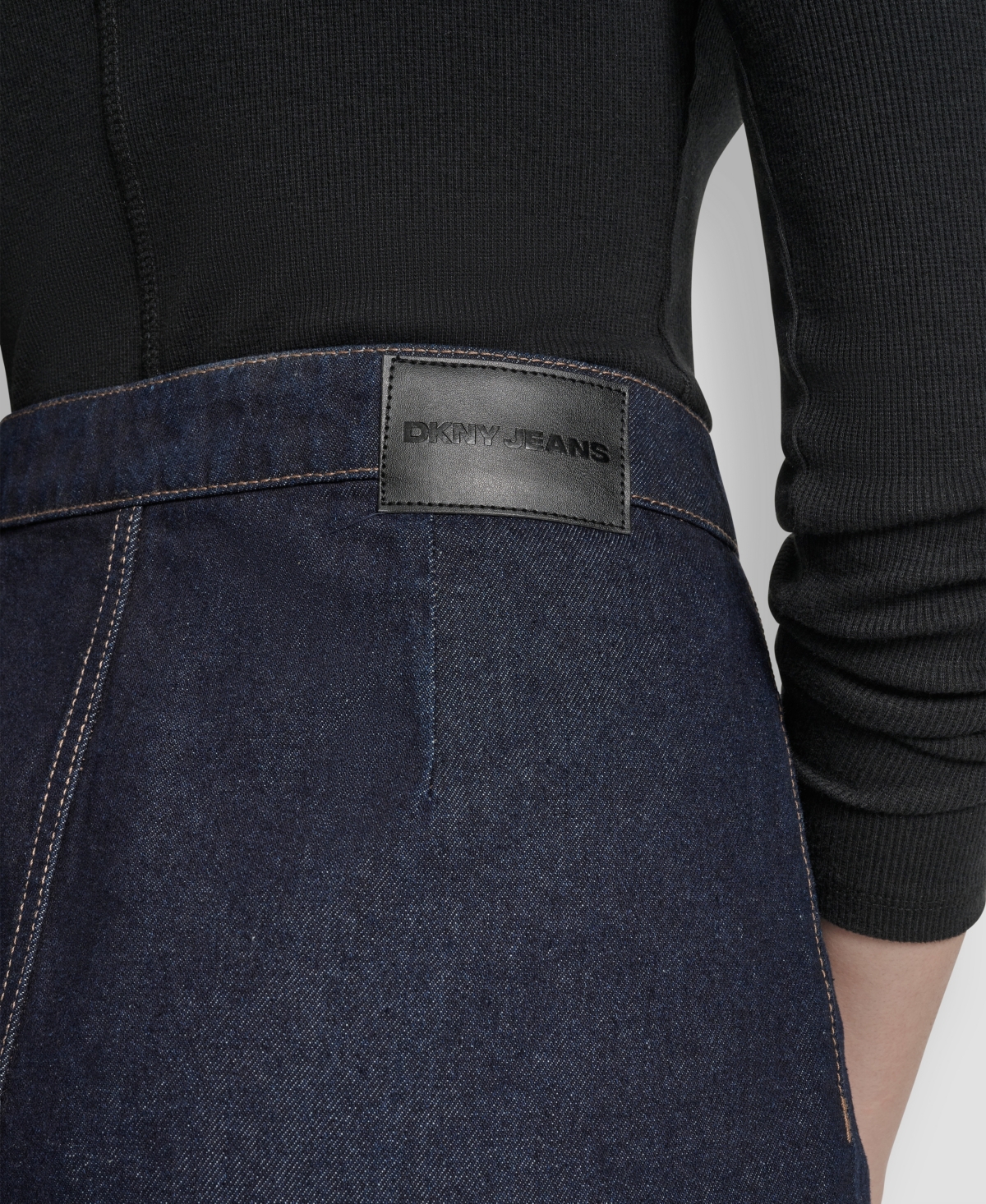 Dkny Jeans Women's High-Rise Button-Front Mini Skirt