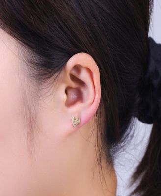 Crystal Winnie the Pooh Trio Earring Set