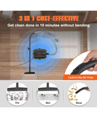 Wet Dry Vac, 4 Gal 5 Peak HP, 3-in-1 Shop Vacuum with Blower, Portable Attachments for Floor, Upholstery, Gaps, Car Cleaning, ETL Listed