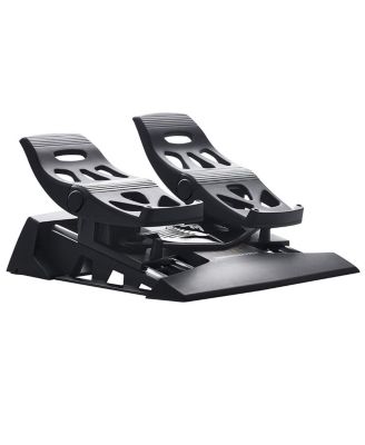 T.Flight Rudder Pedals for PC, Xbox, PlayStation 4, Black