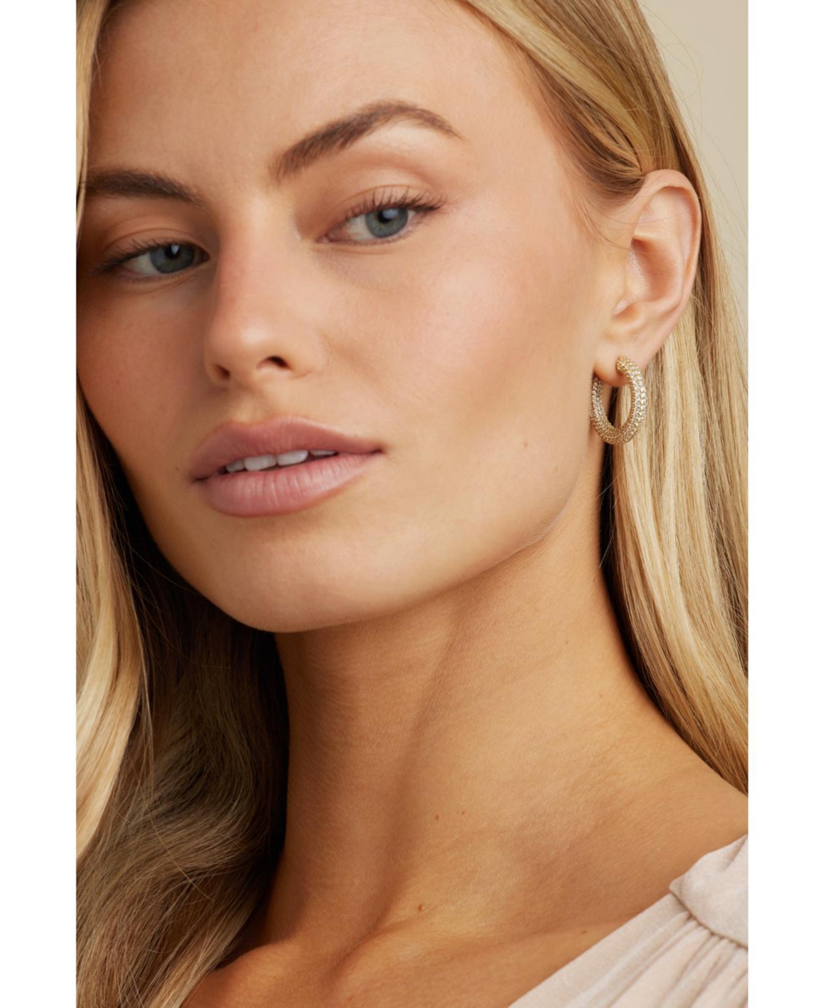 Untamed Petals Alex Crystal Hoops