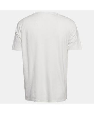 Men's White Jersey Crewneck T-Shirt