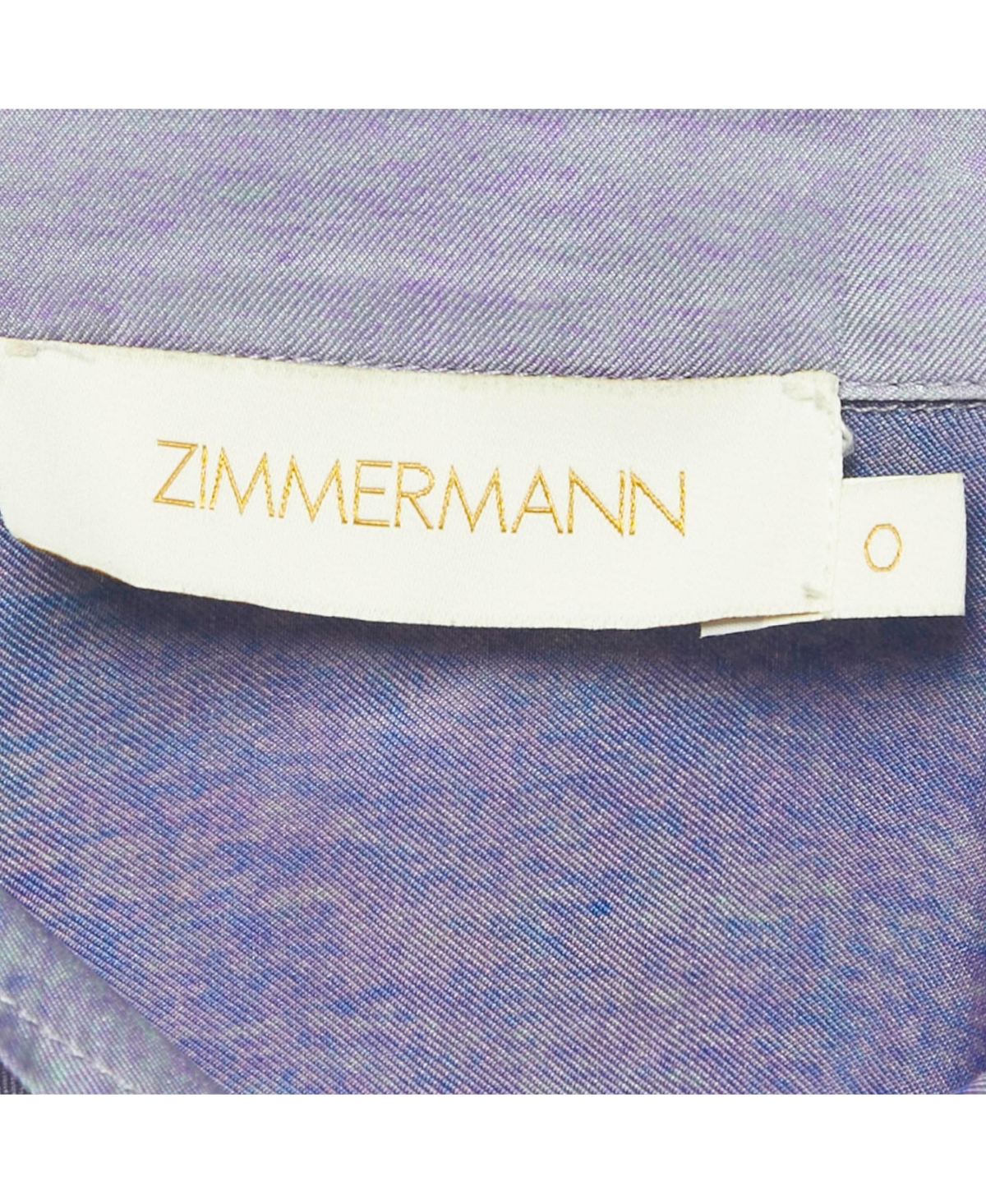 Pre-Owned Zimmermann Women's Multicolor Printed Silk Pyjama Pant & Shirt Set