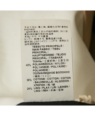 Women's Black Cotton Blend Pleated Knee Length Skirt