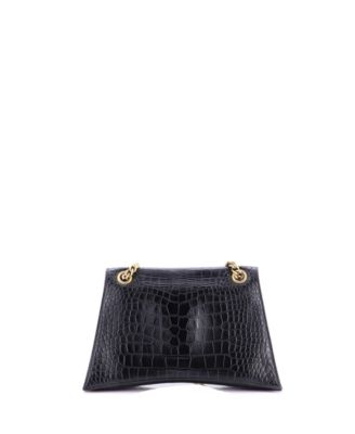 Medium Crush Chain Flap Bag Leather