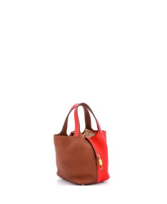 PM Picotin Lock Bag Bicolor Clemence