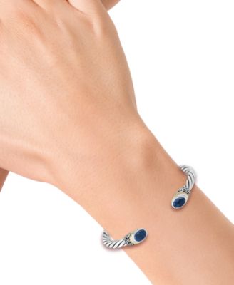 London Blue Topaz Bangle (2-3/8 ct. t.w.) Bracelet in Sterling Silver