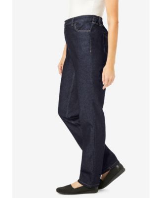 Women's Within Perfect All-Cotton Back-Elastic Denim Jeans