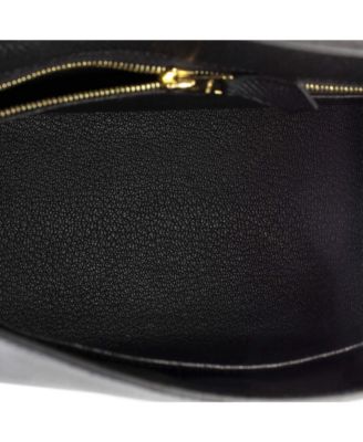 Kelly 25 Handbag Black Epsom with Gold Hardware