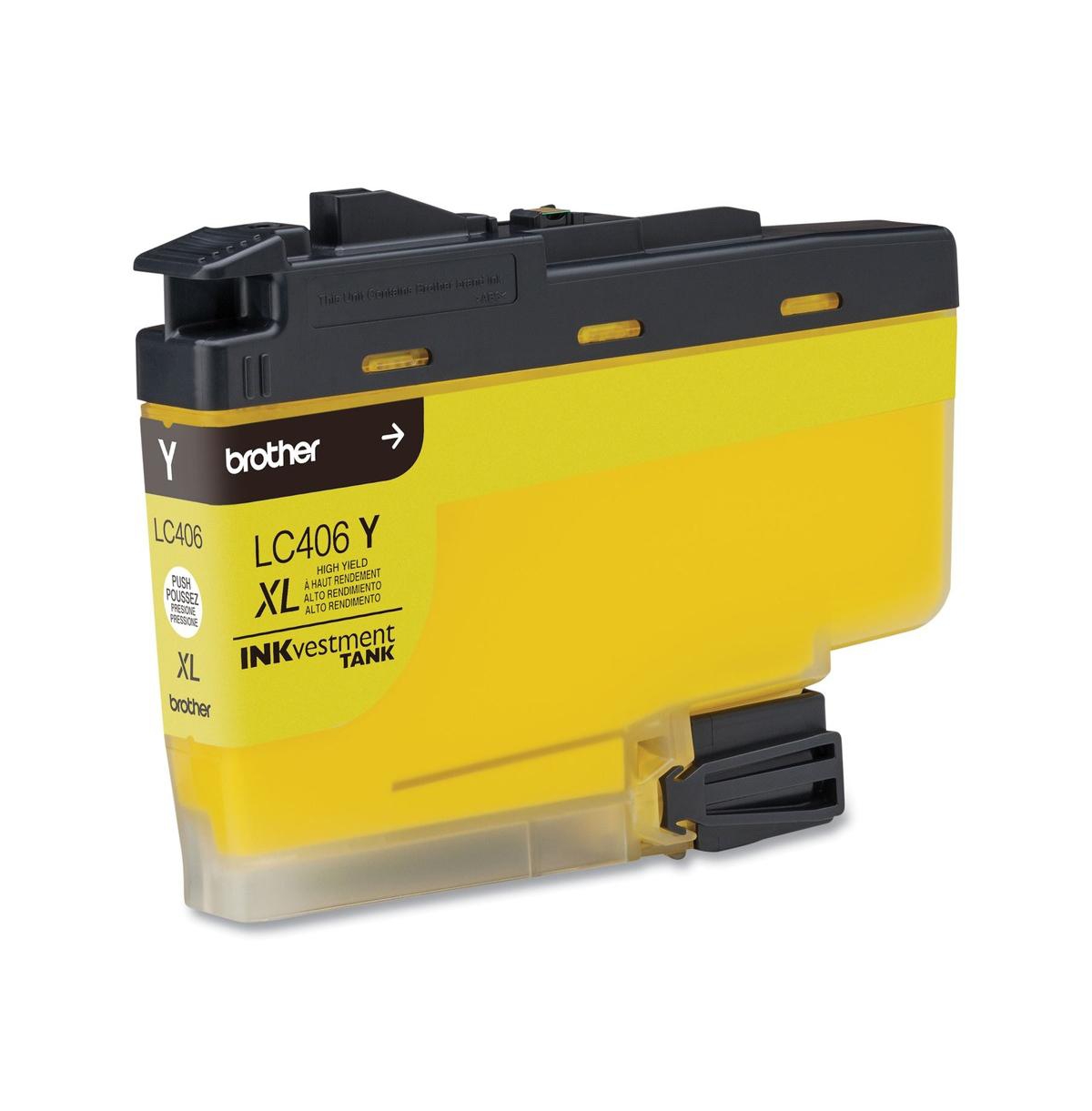 Brother LC406XLYS INKvestment 5,000 Page-Yield High-Yield Ink - Yellow