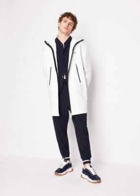 Men's Short Sleeve Skinny Stripe Logo T-Shirt