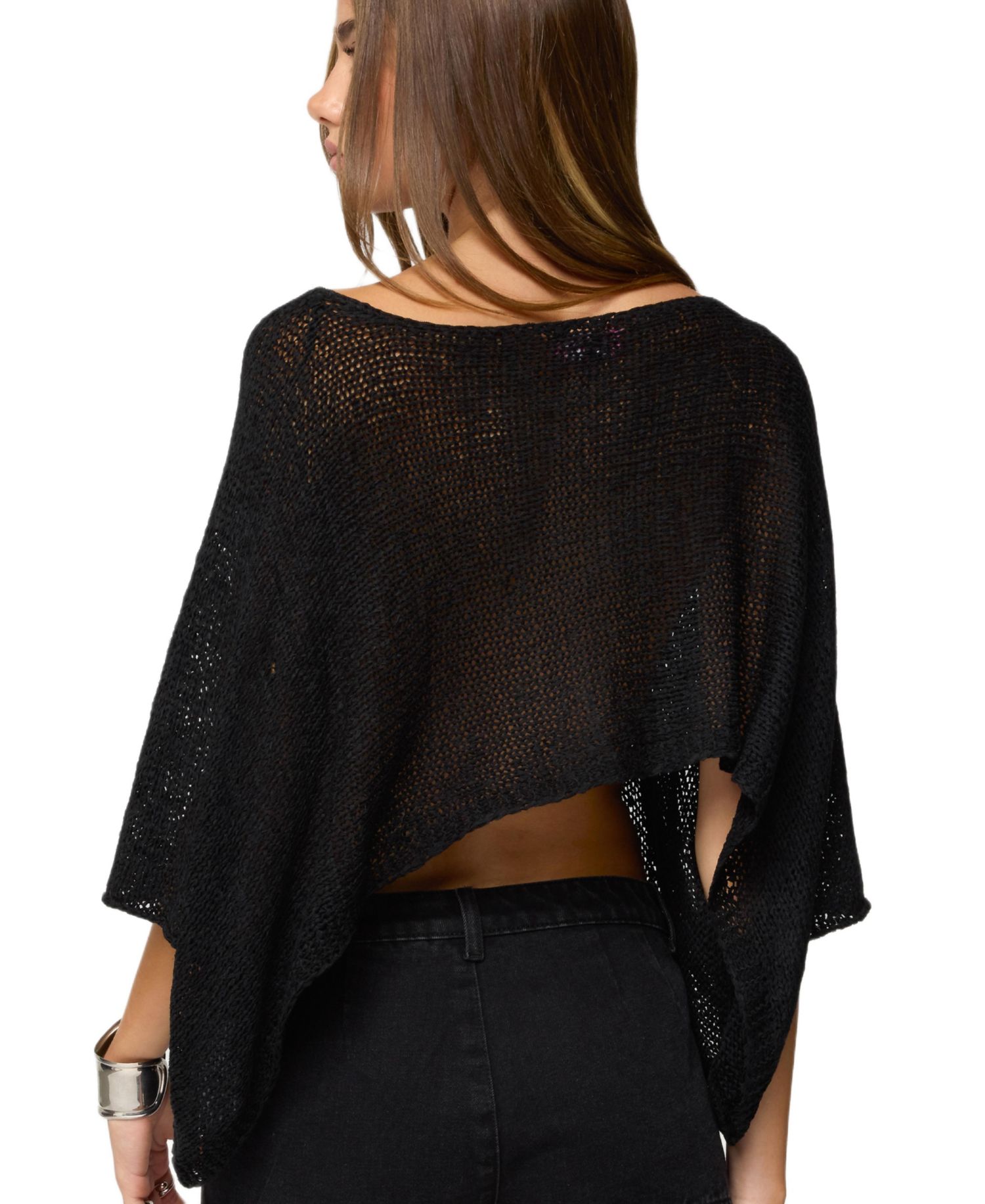 Women's Laline Oversized Knit Crop Top