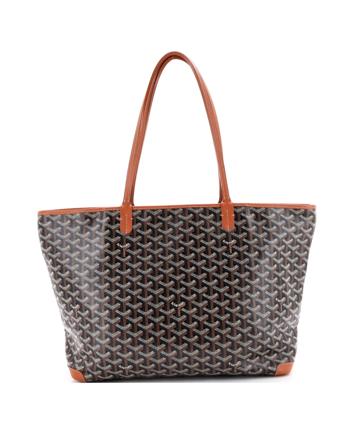 Pre-Owned Goyard Mm Artois Tote Coated Canvas