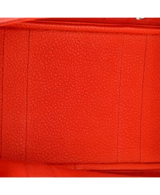 36 Garden Party Tote Toile and Leather