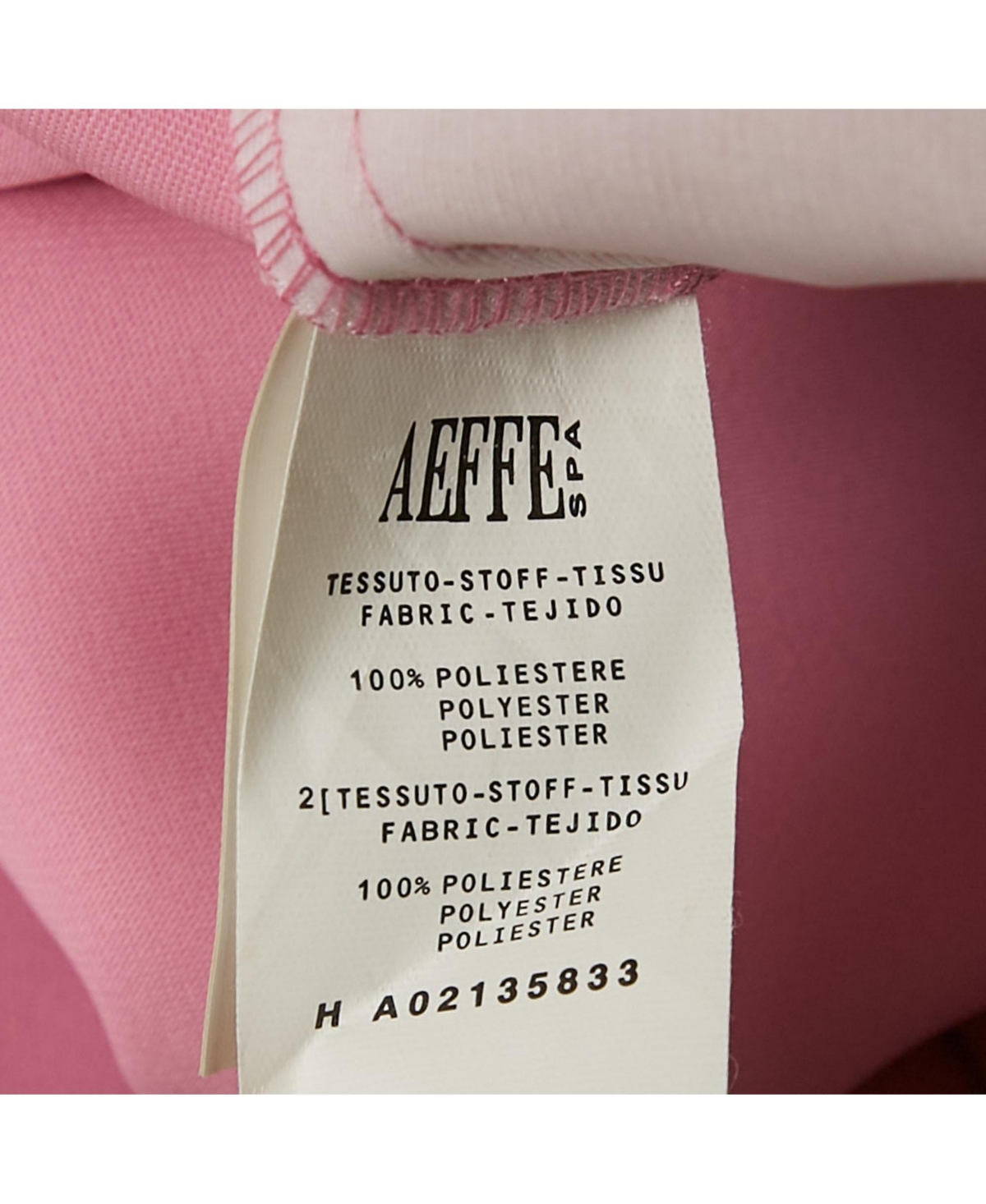 Pre-Owned Moschino Women's Cheap And Chic Pink Printed Crepe Metal Ring Detail Top