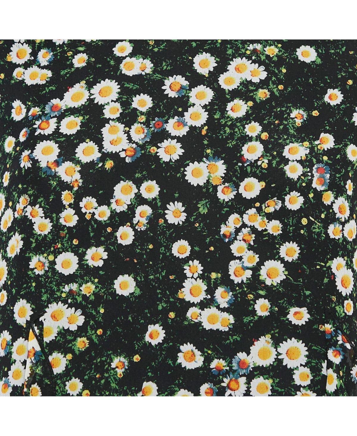 Pre-Owned Moschino Women's Cheap And Chic Black Floral Print Silk Ruffled Mini Dress