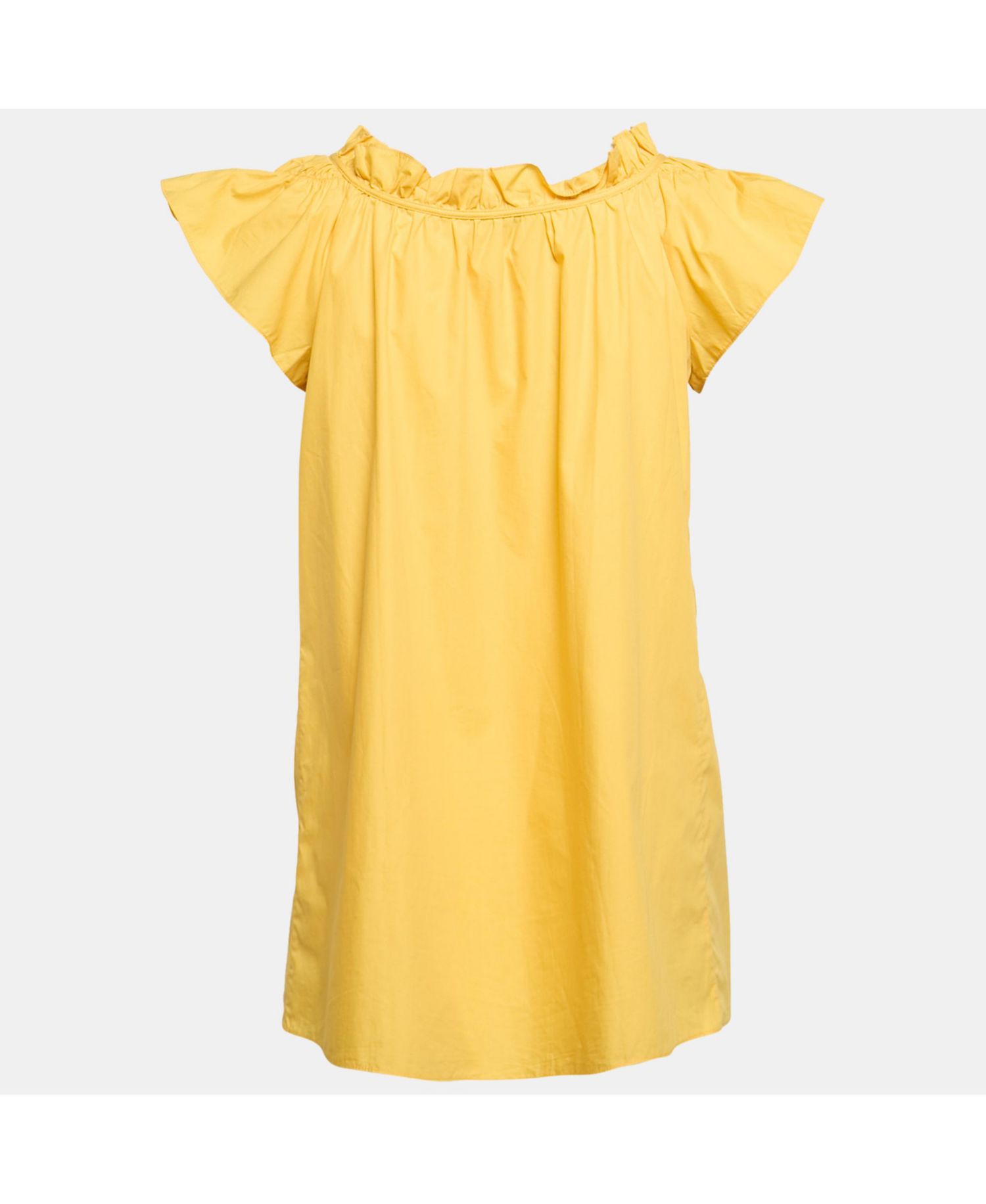Women's Yellow Cotton Top
