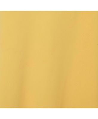 Women's Cheap And Chic Yellow Crepe Flared Maxi Skirt