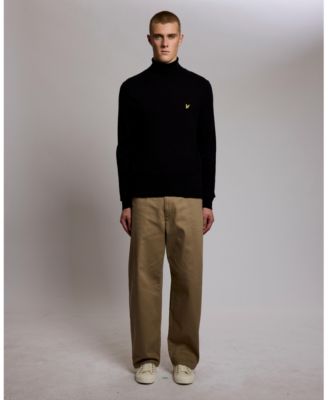 Men's Cotton Merino Turtleneck Sweater