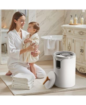 Towel Warmers for Bathroom, Towel Warmer Bucket with 24H Delay Timer & Child Lock & Auto Shut Off