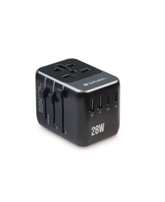 32122 UTA-07 3-USB-A/3-USB-C Universal Travel Adapter