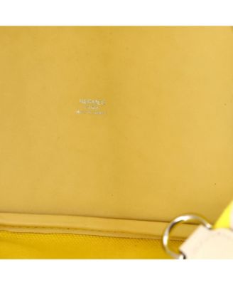 Pre-Owned HERMES PM Cargo Picotin Lock Bag Canvas and Swift