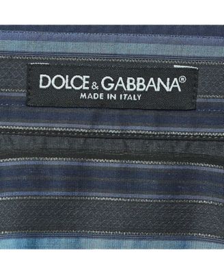 Women's Blue Striped Cotton Full Sleeve Shirt