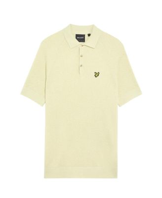 Men's Linen Blend Knitted Polo