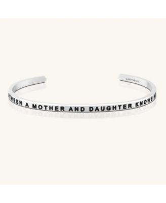 Mantra Sliver The Love Between A Mother And Daughter Knows No Distance Bracelets - Silver original 39$