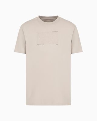 Men's Short Sleeve Crewneck Embroidered Graphic T-Shirt